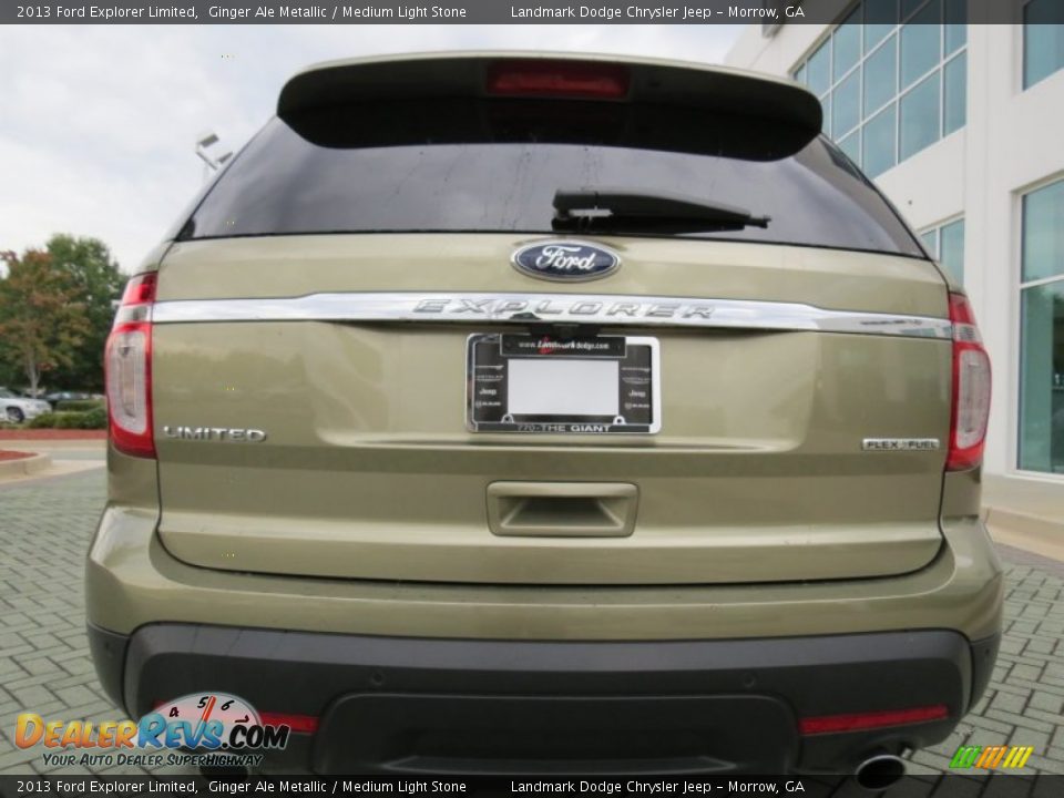 2013 Ford Explorer Limited Ginger Ale Metallic / Medium Light Stone Photo #4