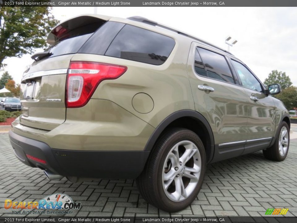 2013 Ford Explorer Limited Ginger Ale Metallic / Medium Light Stone Photo #5