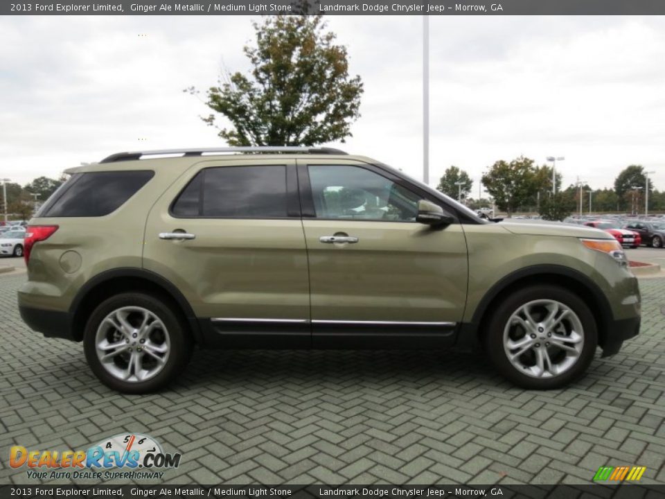 2013 Ford Explorer Limited Ginger Ale Metallic / Medium Light Stone Photo #6