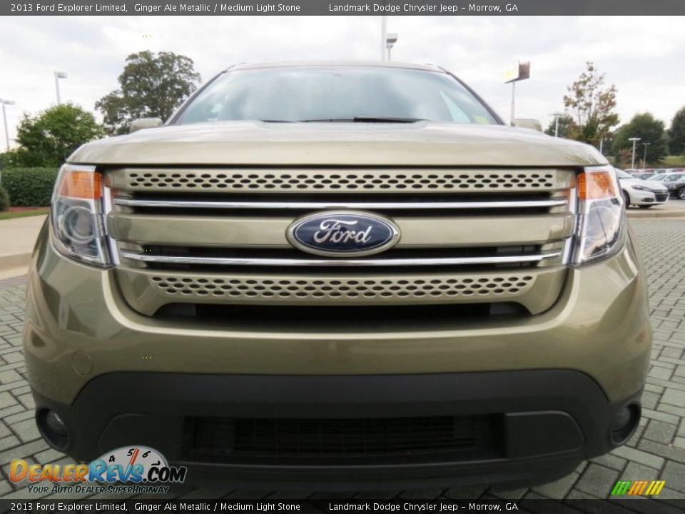 2013 Ford Explorer Limited Ginger Ale Metallic / Medium Light Stone Photo #8