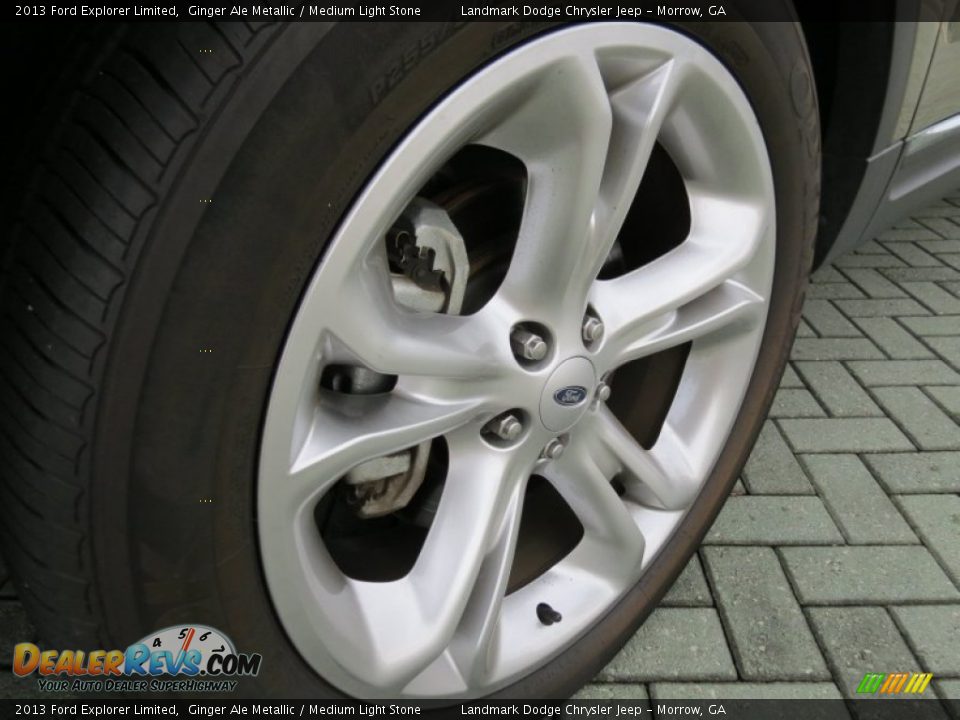 2013 Ford Explorer Limited Ginger Ale Metallic / Medium Light Stone Photo #9