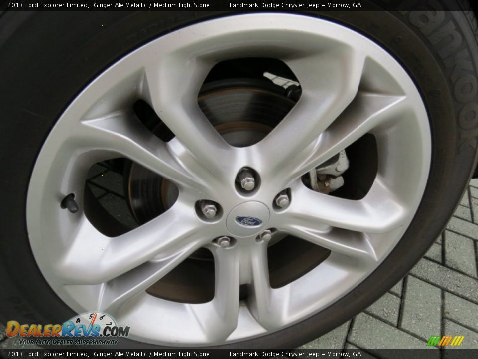 2013 Ford Explorer Limited Ginger Ale Metallic / Medium Light Stone Photo #15