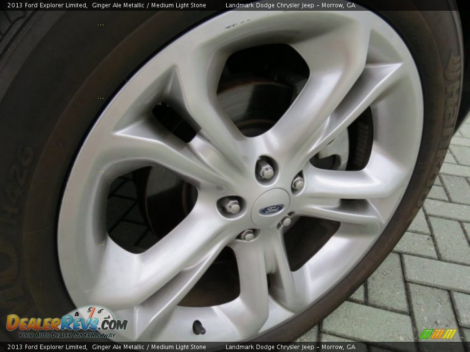 2013 Ford Explorer Limited Ginger Ale Metallic / Medium Light Stone Photo #23