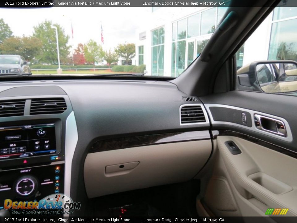 2013 Ford Explorer Limited Ginger Ale Metallic / Medium Light Stone Photo #24