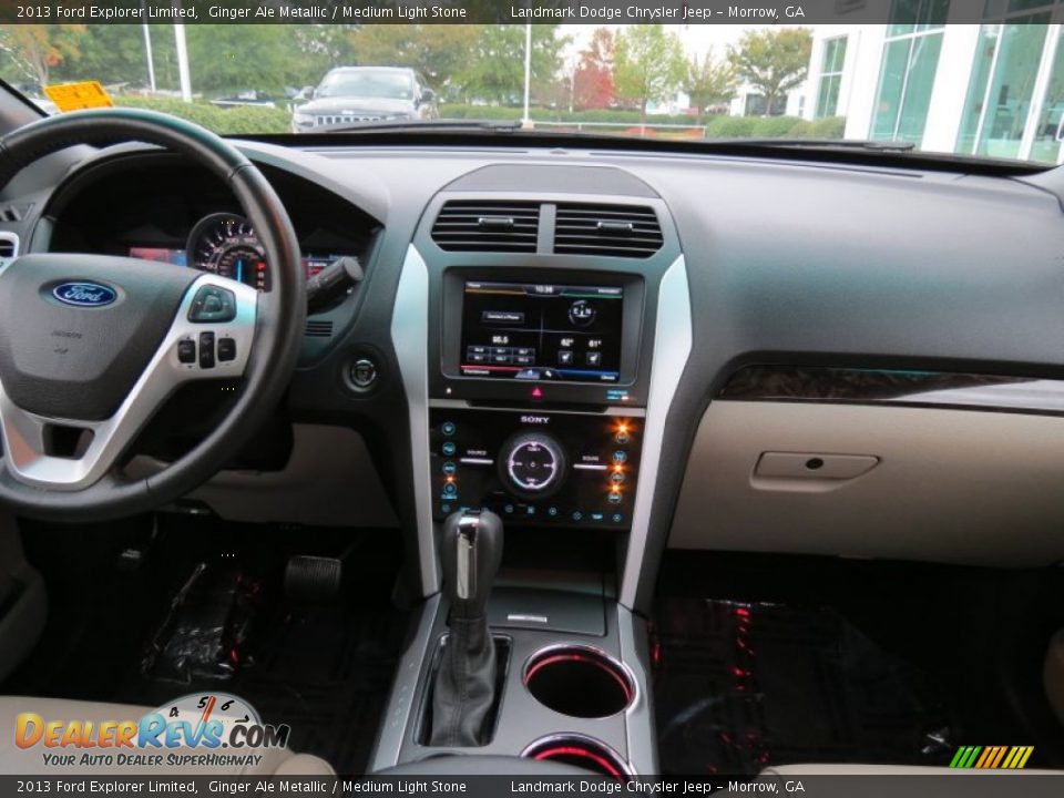 2013 Ford Explorer Limited Ginger Ale Metallic / Medium Light Stone Photo #25