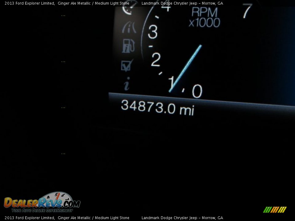 2013 Ford Explorer Limited Ginger Ale Metallic / Medium Light Stone Photo #29