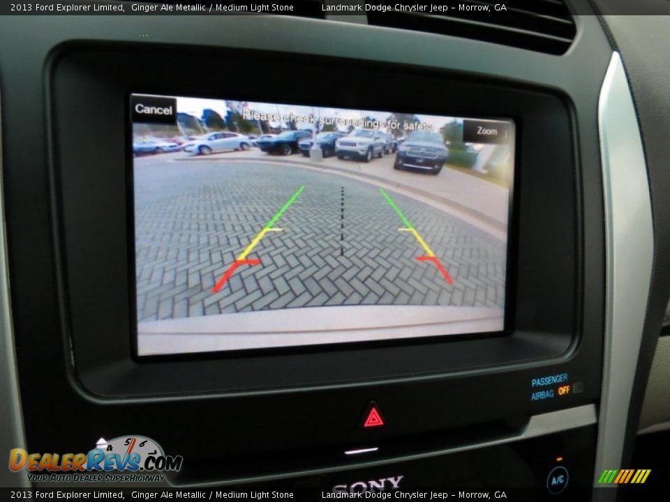 2013 Ford Explorer Limited Ginger Ale Metallic / Medium Light Stone Photo #30