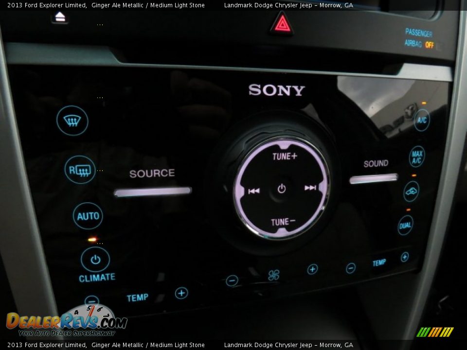 2013 Ford Explorer Limited Ginger Ale Metallic / Medium Light Stone Photo #31