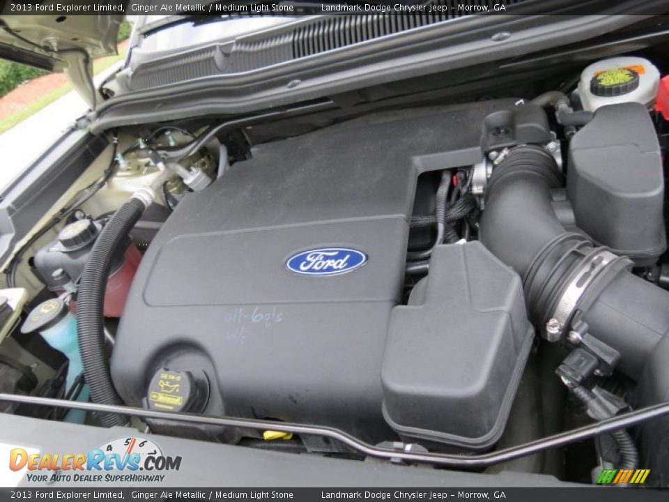 2013 Ford Explorer Limited Ginger Ale Metallic / Medium Light Stone Photo #33