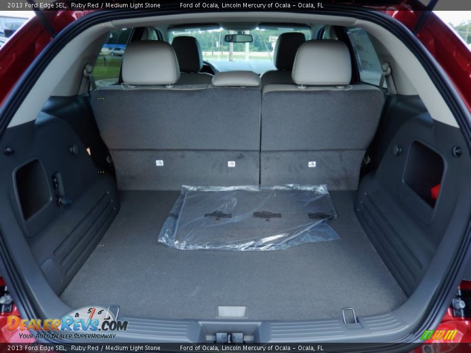2013 Ford Edge SEL Ruby Red / Medium Light Stone Photo #5