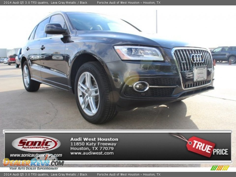 2014 Audi Q5 3.0 TFSI quattro Lava Gray Metallic / Black Photo #1