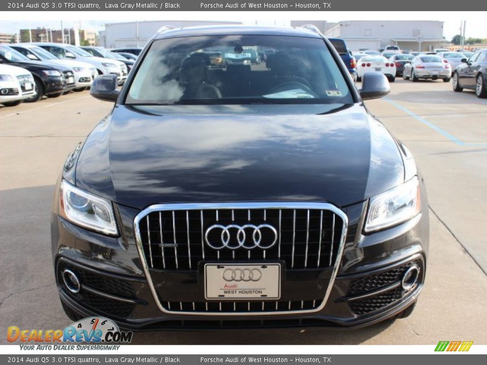 2014 Audi Q5 3.0 TFSI quattro Lava Gray Metallic / Black Photo #2