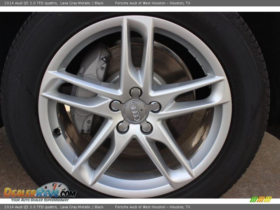 2014 Audi Q5 3.0 TFSI quattro Lava Gray Metallic / Black Photo #9