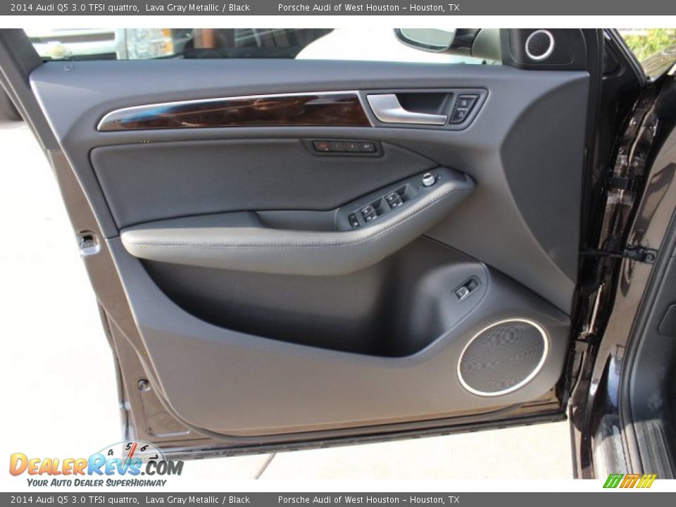 2014 Audi Q5 3.0 TFSI quattro Lava Gray Metallic / Black Photo #10