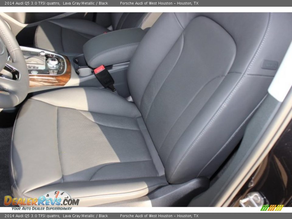 2014 Audi Q5 3.0 TFSI quattro Lava Gray Metallic / Black Photo #13