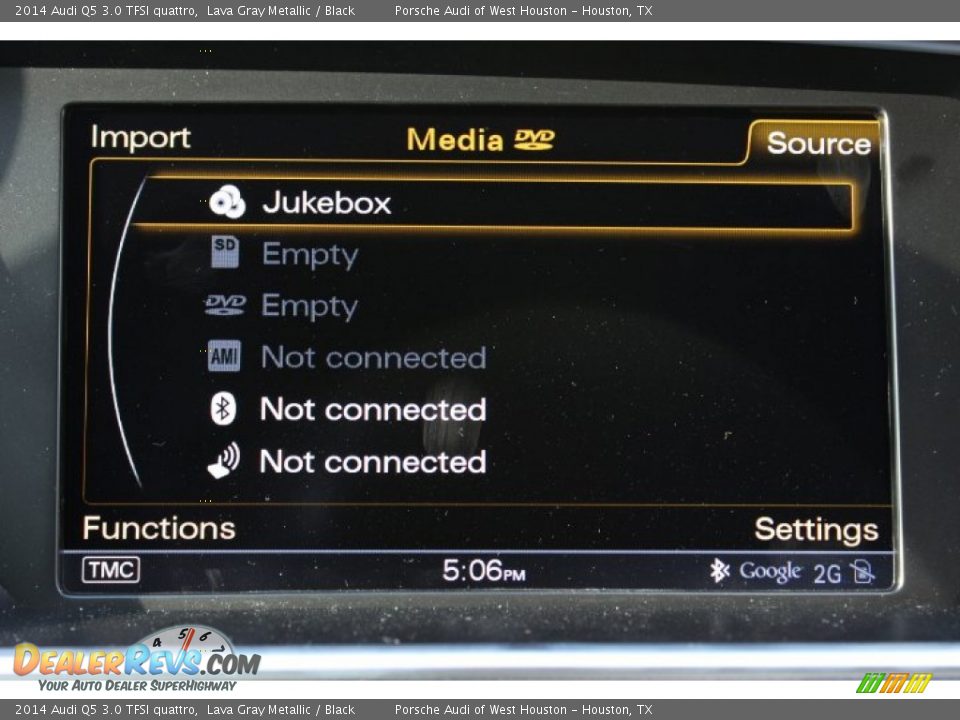 2014 Audi Q5 3.0 TFSI quattro Lava Gray Metallic / Black Photo #21