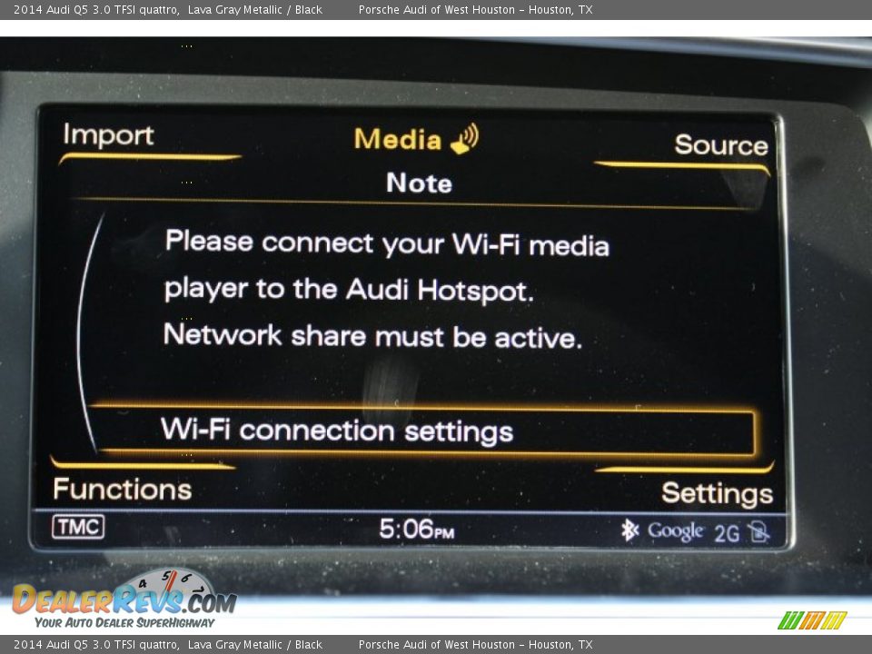 2014 Audi Q5 3.0 TFSI quattro Lava Gray Metallic / Black Photo #22