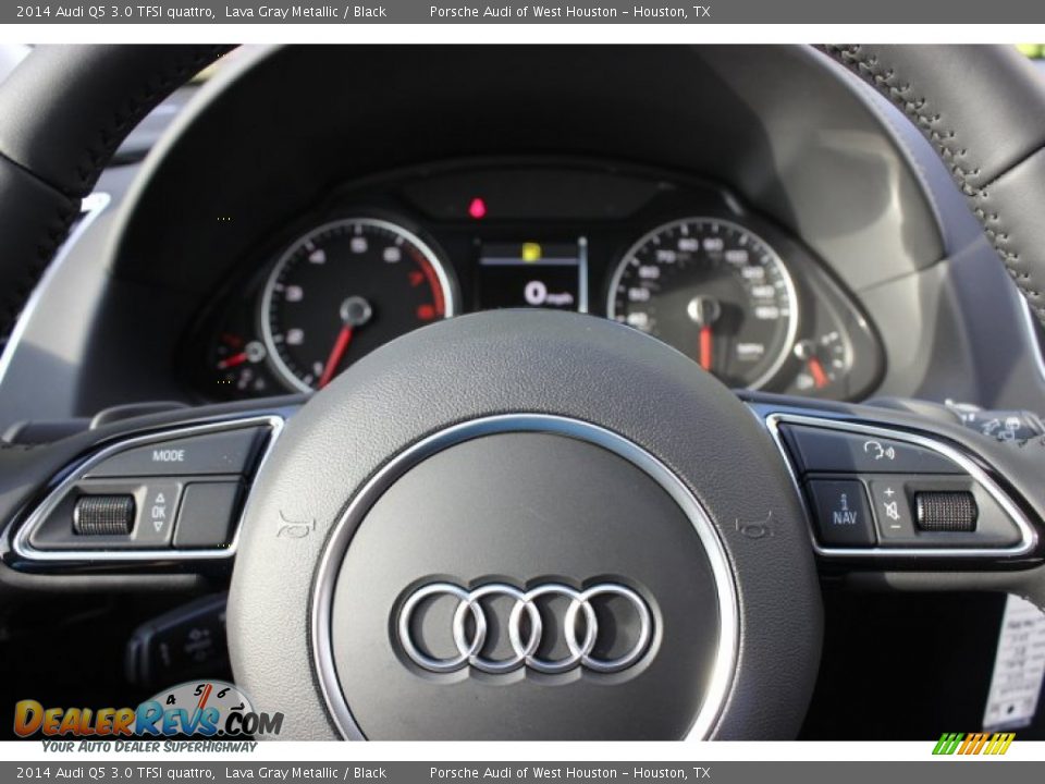 2014 Audi Q5 3.0 TFSI quattro Lava Gray Metallic / Black Photo #26