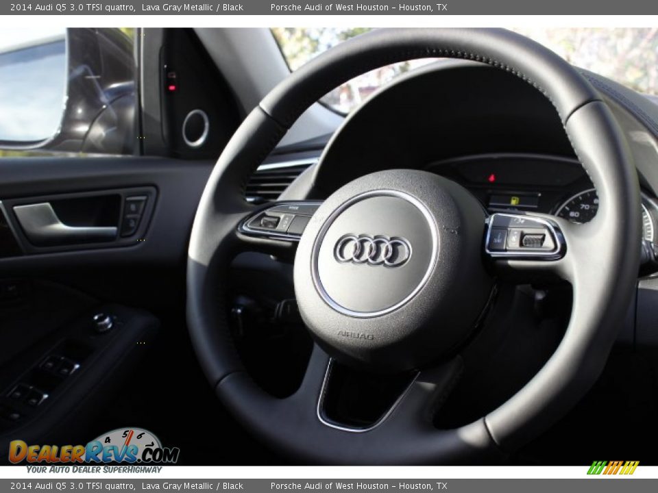 2014 Audi Q5 3.0 TFSI quattro Lava Gray Metallic / Black Photo #32