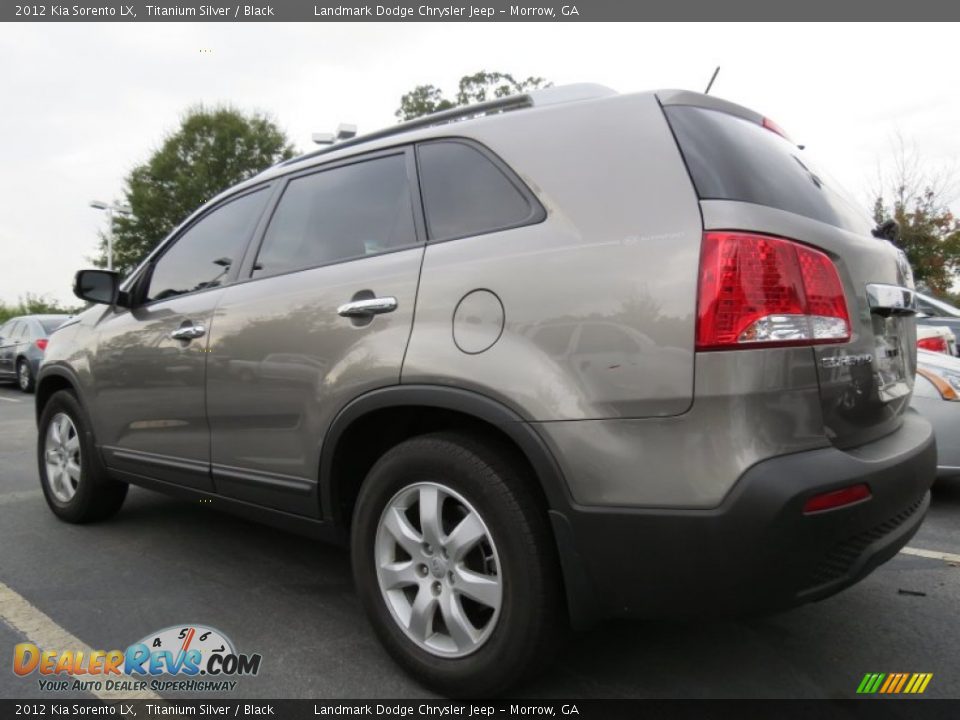 2012 Kia Sorento LX Titanium Silver / Black Photo #2