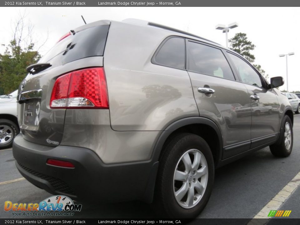2012 Kia Sorento LX Titanium Silver / Black Photo #3