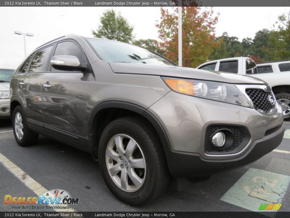 2012 Kia Sorento LX Titanium Silver / Black Photo #4