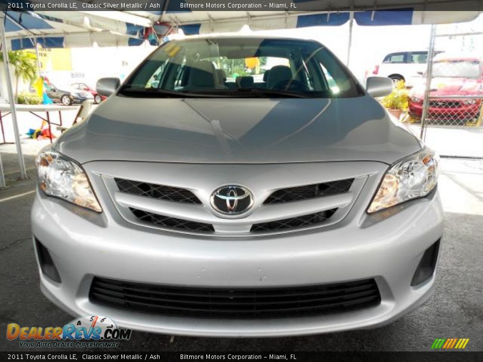 2011 Toyota Corolla LE Classic Silver Metallic / Ash Photo #2