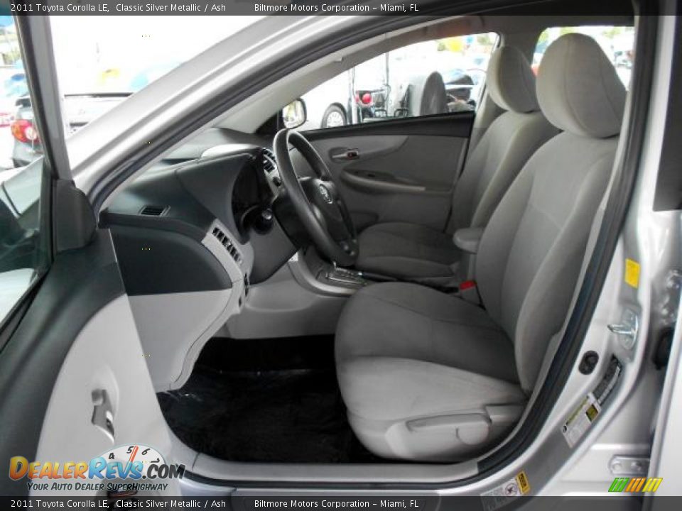 2011 Toyota Corolla LE Classic Silver Metallic / Ash Photo #8