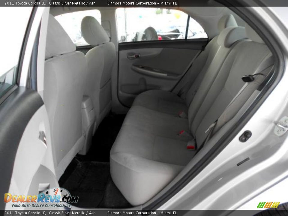 2011 Toyota Corolla LE Classic Silver Metallic / Ash Photo #9