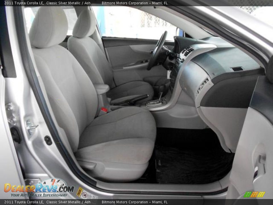 2011 Toyota Corolla LE Classic Silver Metallic / Ash Photo #10