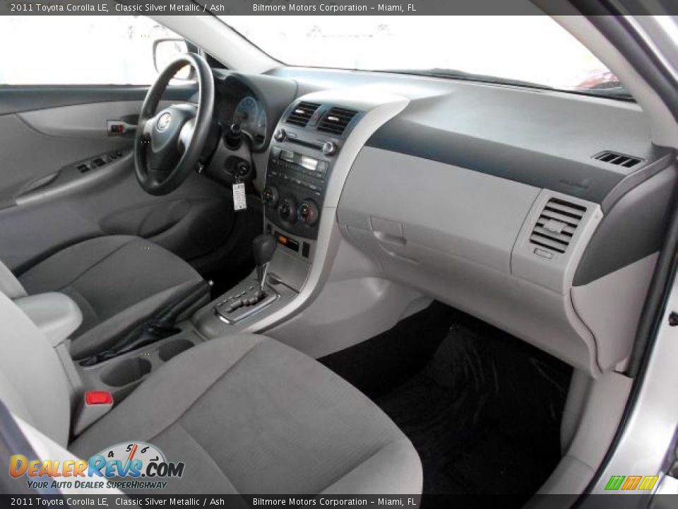 2011 Toyota Corolla LE Classic Silver Metallic / Ash Photo #12