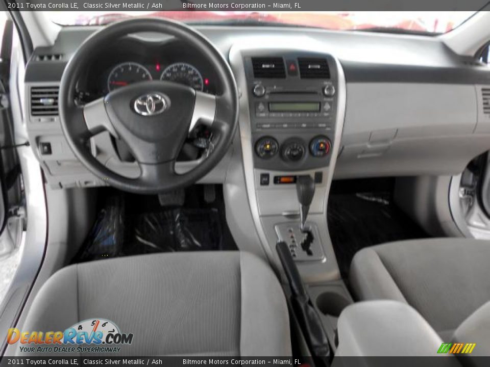 2011 Toyota Corolla LE Classic Silver Metallic / Ash Photo #13