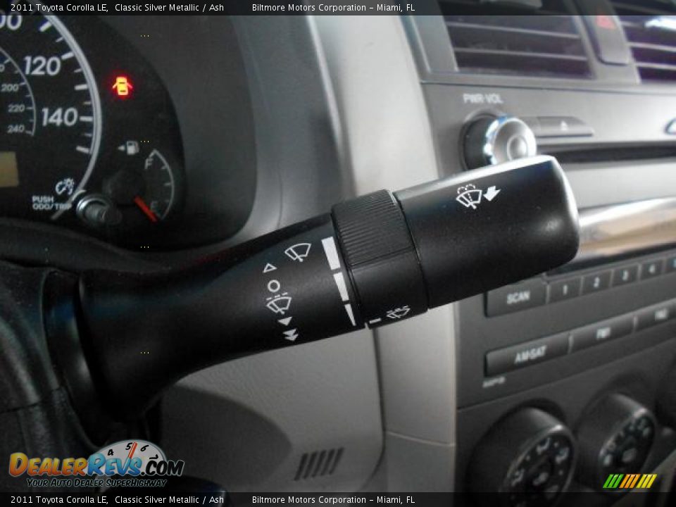 2011 Toyota Corolla LE Classic Silver Metallic / Ash Photo #23