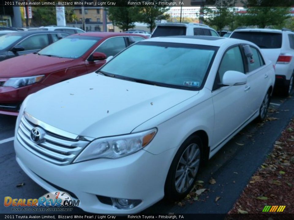 2011 Toyota Avalon Limited Blizzard White Pearl / Light Gray Photo #3