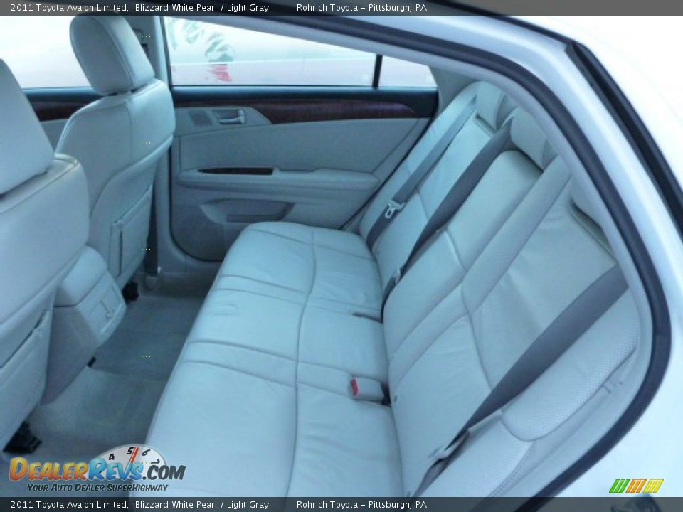 2011 Toyota Avalon Limited Blizzard White Pearl / Light Gray Photo #5