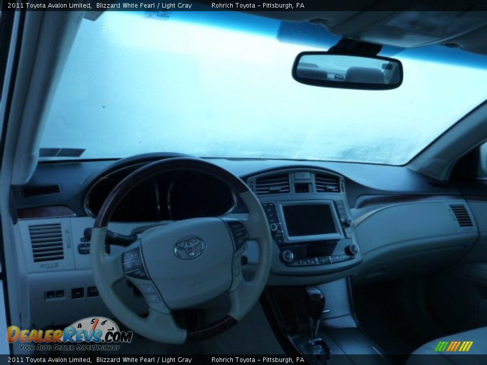2011 Toyota Avalon Limited Blizzard White Pearl / Light Gray Photo #6