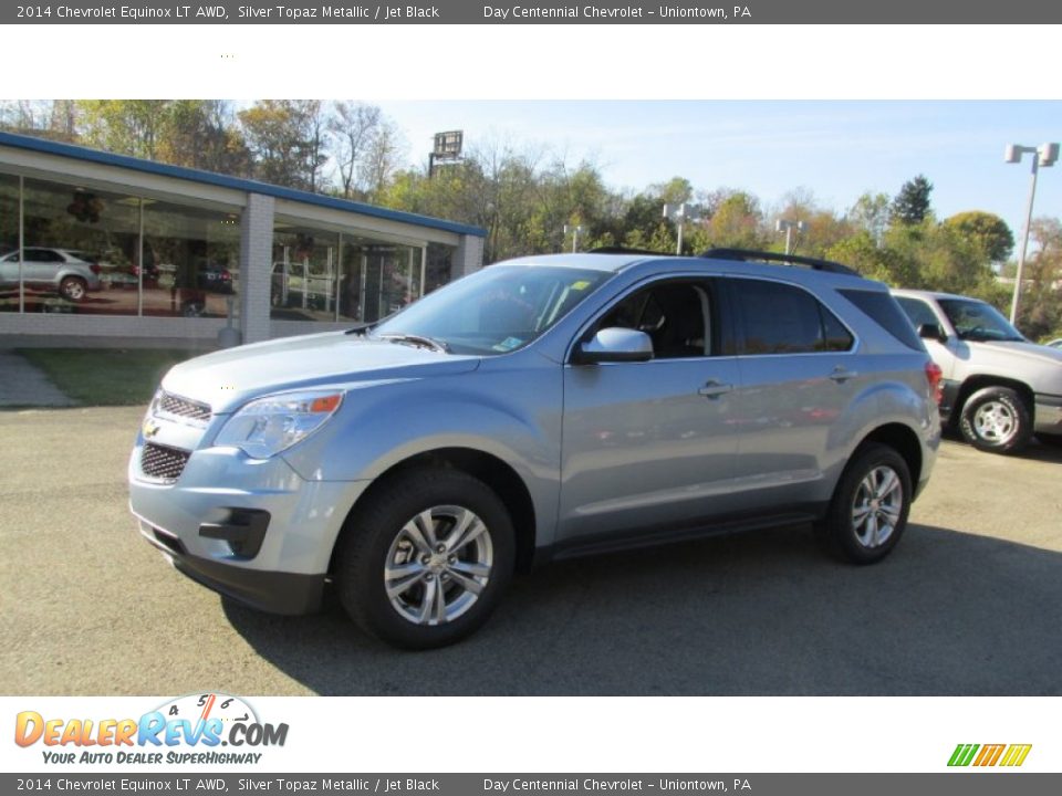 2014 Chevrolet Equinox LT AWD Silver Topaz Metallic / Jet Black Photo #1