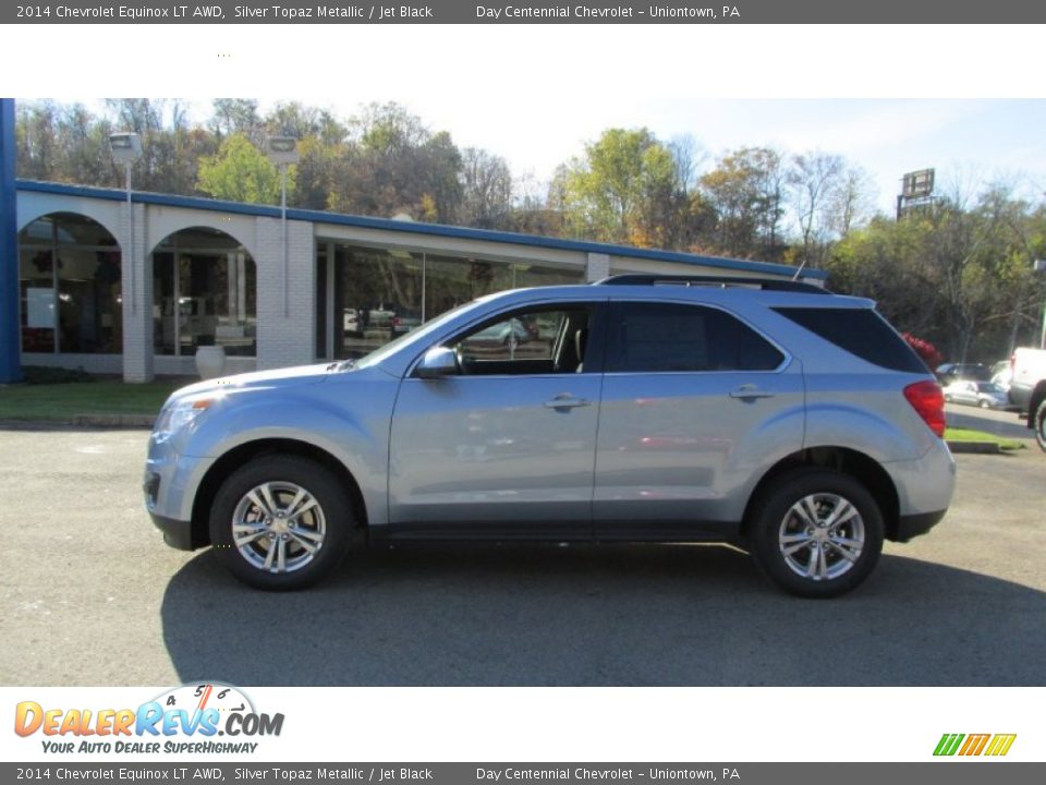 2014 Chevrolet Equinox LT AWD Silver Topaz Metallic / Jet Black Photo #2