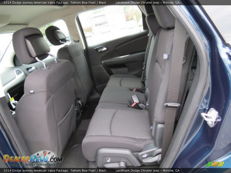 2014 Dodge Journey Amercian Value Package Fathom Blue Pearl / Black Photo #7