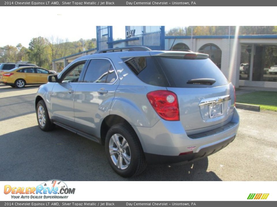 2014 Chevrolet Equinox LT AWD Silver Topaz Metallic / Jet Black Photo #4