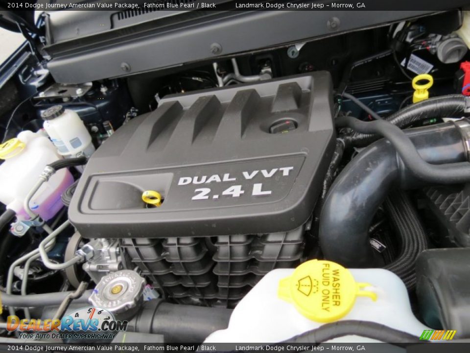 2014 Dodge Journey Amercian Value Package Fathom Blue Pearl / Black Photo #9
