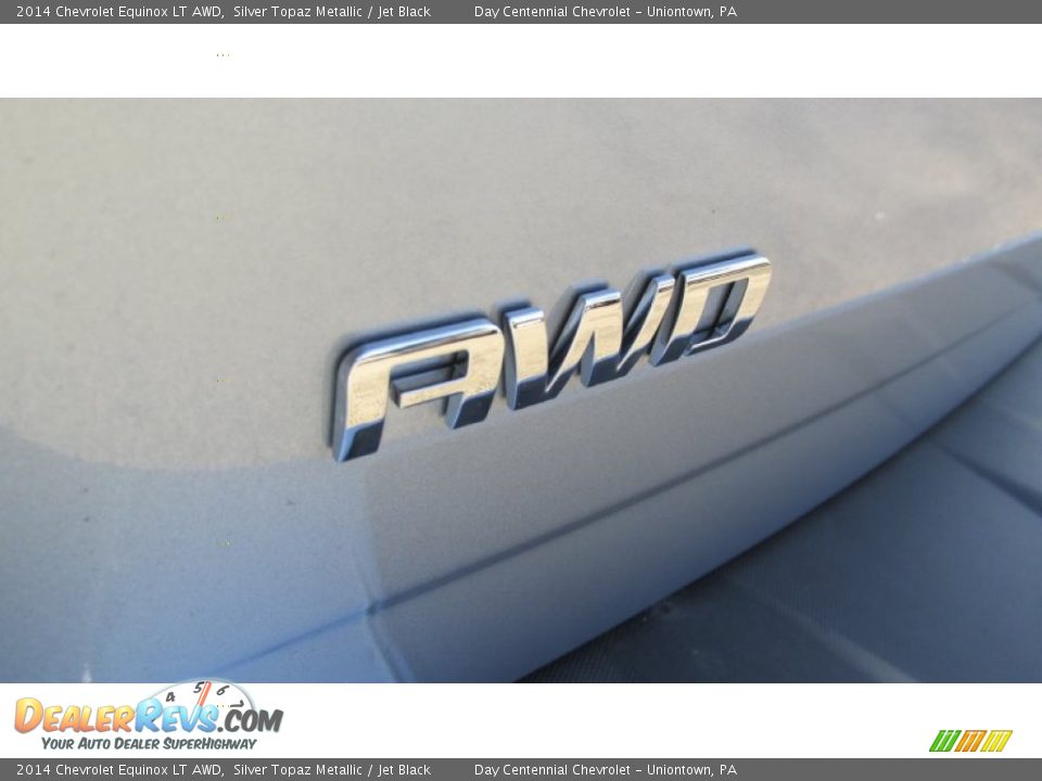 2014 Chevrolet Equinox LT AWD Silver Topaz Metallic / Jet Black Photo #5