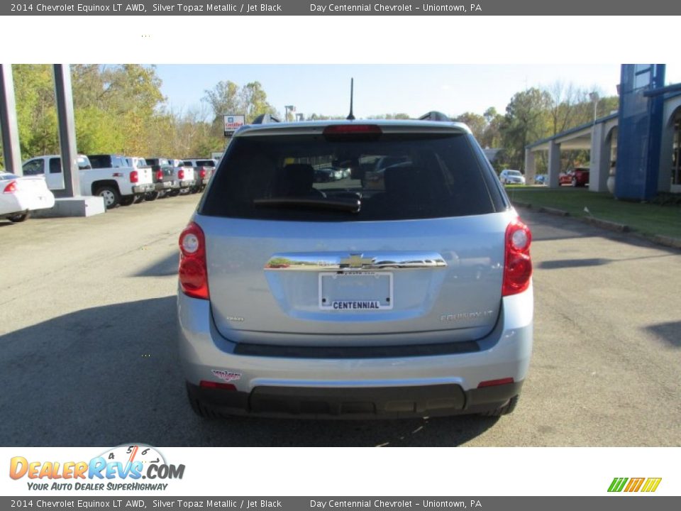 2014 Chevrolet Equinox LT AWD Silver Topaz Metallic / Jet Black Photo #6