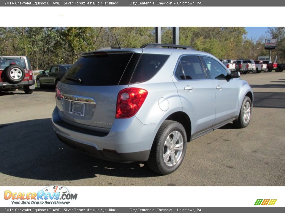 2014 Chevrolet Equinox LT AWD Silver Topaz Metallic / Jet Black Photo #7