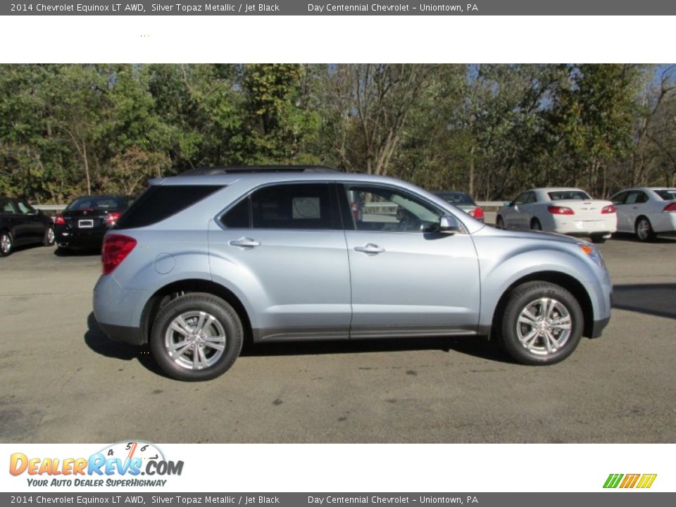2014 Chevrolet Equinox LT AWD Silver Topaz Metallic / Jet Black Photo #8
