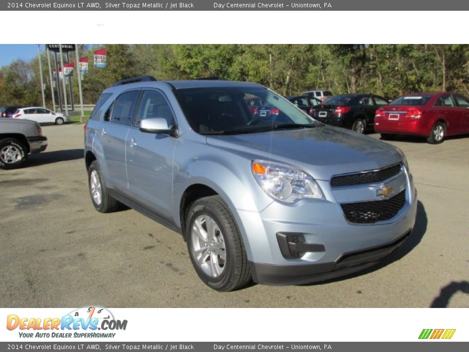 2014 Chevrolet Equinox LT AWD Silver Topaz Metallic / Jet Black Photo #9