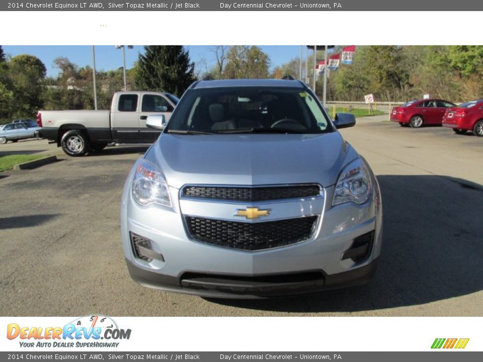 2014 Chevrolet Equinox LT AWD Silver Topaz Metallic / Jet Black Photo #10