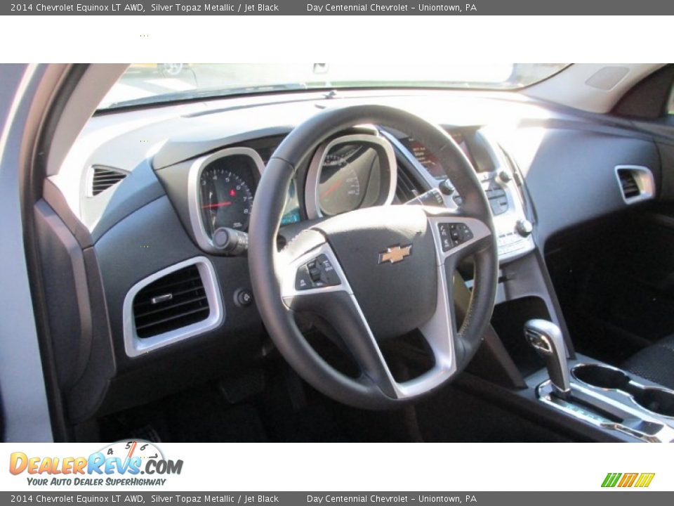 2014 Chevrolet Equinox LT AWD Silver Topaz Metallic / Jet Black Photo #14