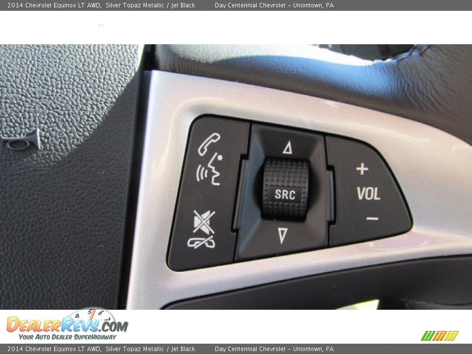 2014 Chevrolet Equinox LT AWD Silver Topaz Metallic / Jet Black Photo #18