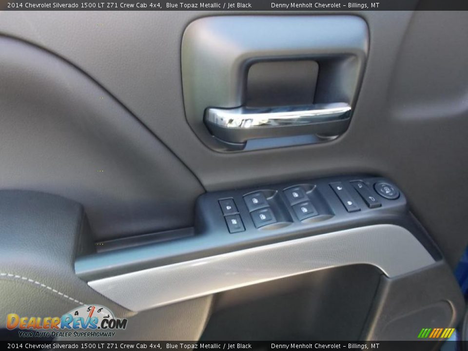 2014 Chevrolet Silverado 1500 LT Z71 Crew Cab 4x4 Blue Topaz Metallic / Jet Black Photo #12